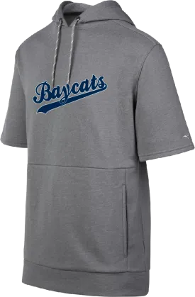 Mizuno Short Sleeve Game Time Barrie Baycats Hoodie | Embroidered Logo and Number