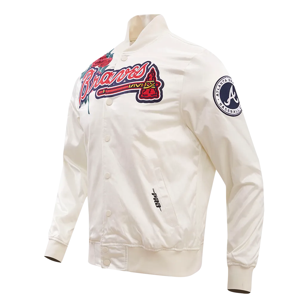 MLB ATLANTA BRAVES ROSES MEN'S TRACK JACKET (EGGSHELL / MULTI)