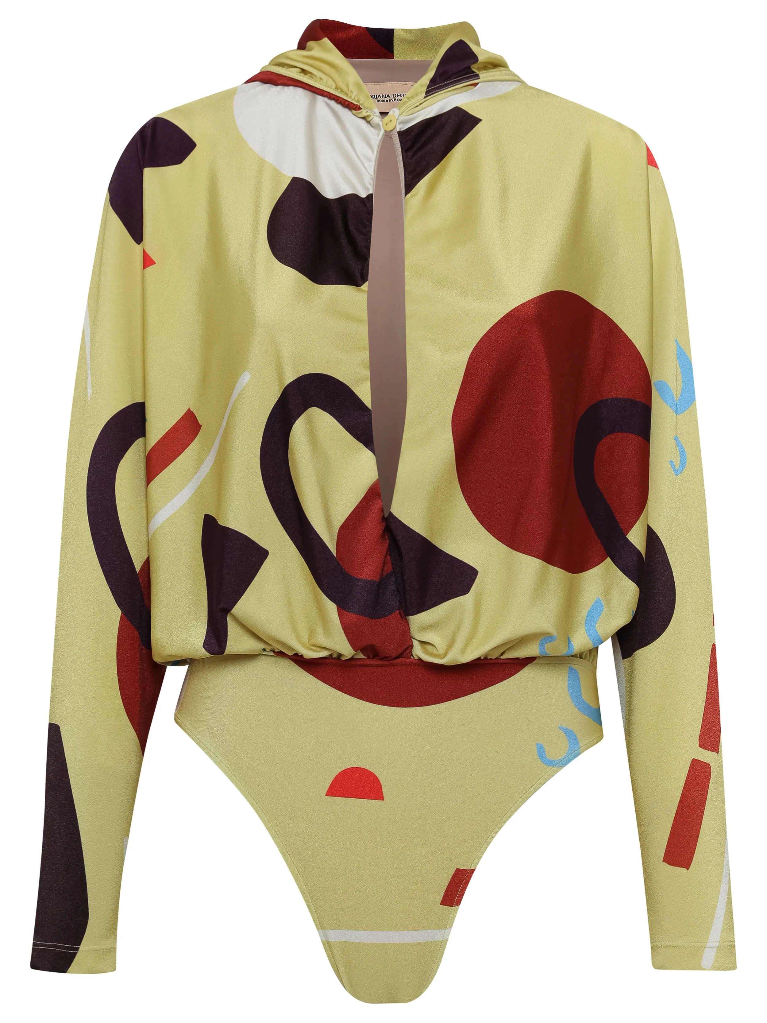 Modernism Long-Sleeve Hooded Bodysuit