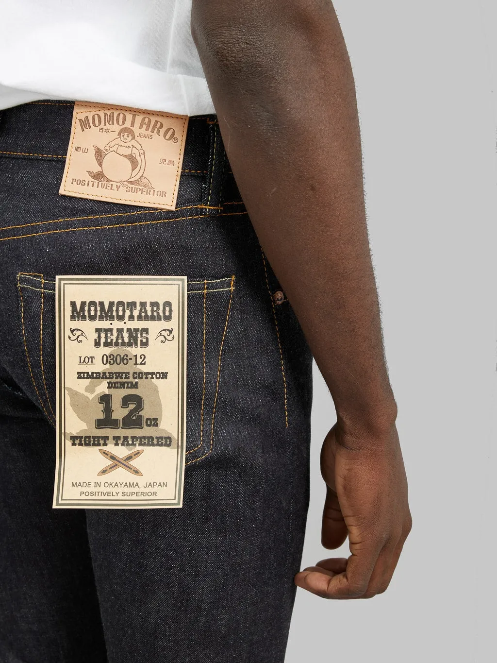 Momotaro 0306-12 12oz Tight Tapered Jeans