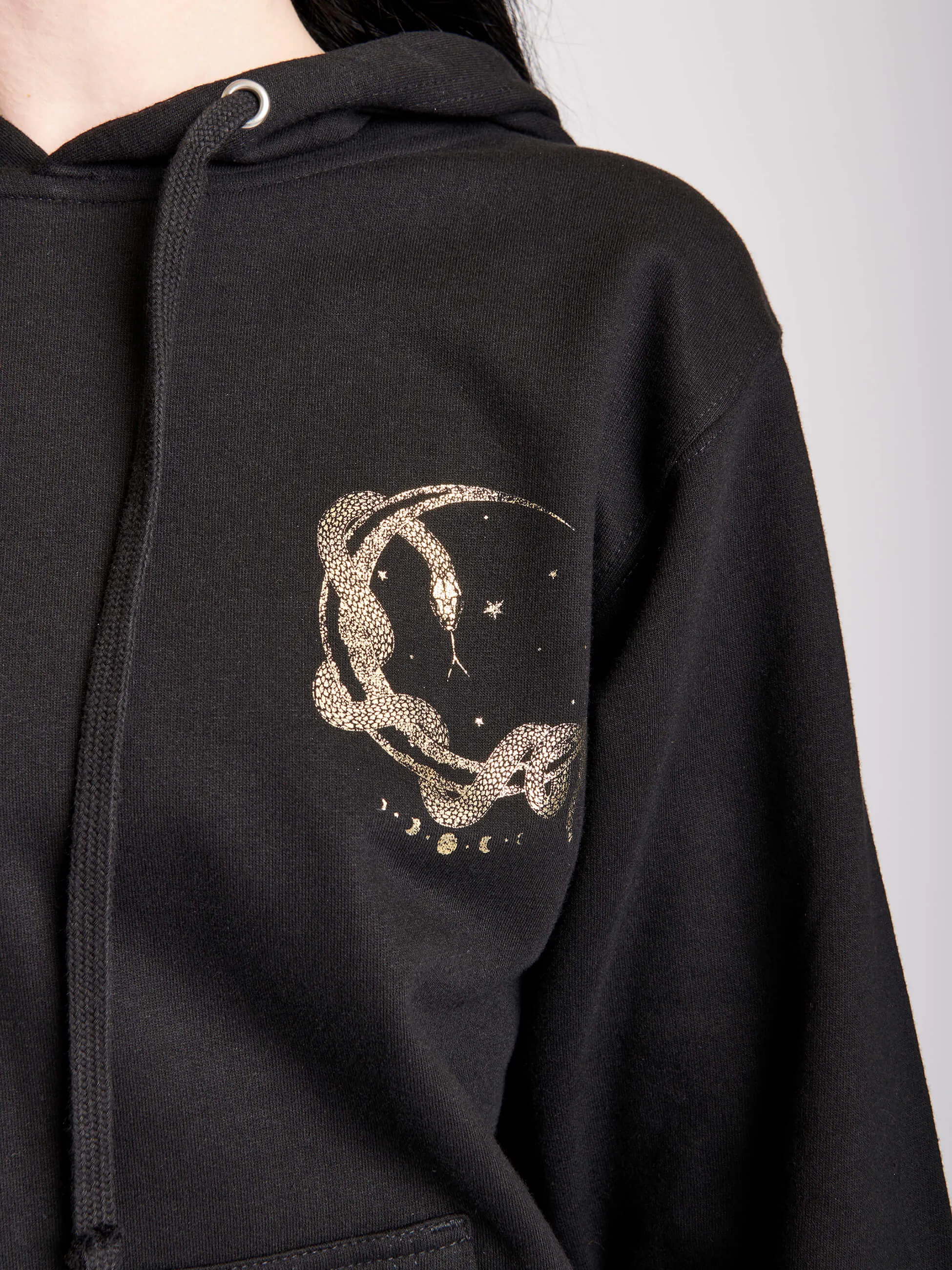 Moon Tarot Gold Foil Unisex Hoodie