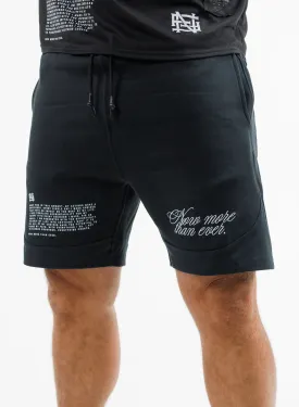 MORE THAN EVER SWEATSHORTS - BLACK