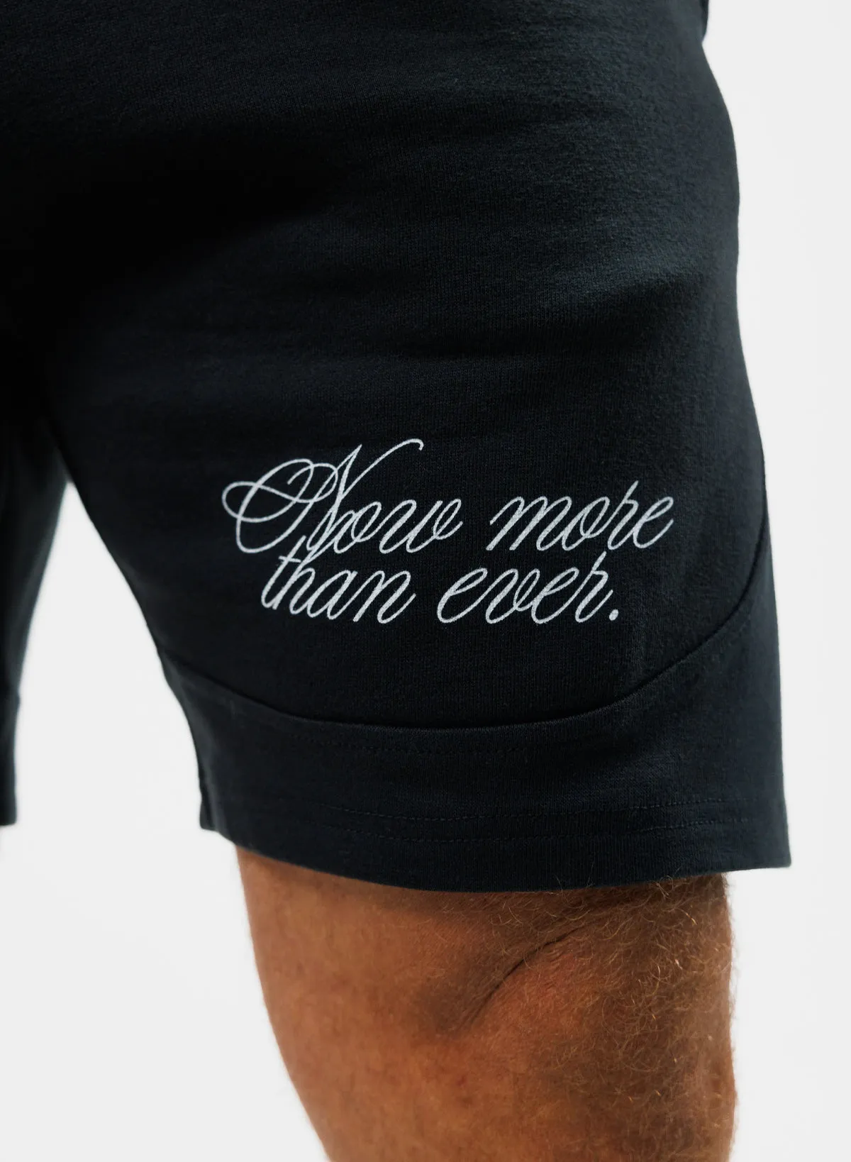 MORE THAN EVER SWEATSHORTS - BLACK