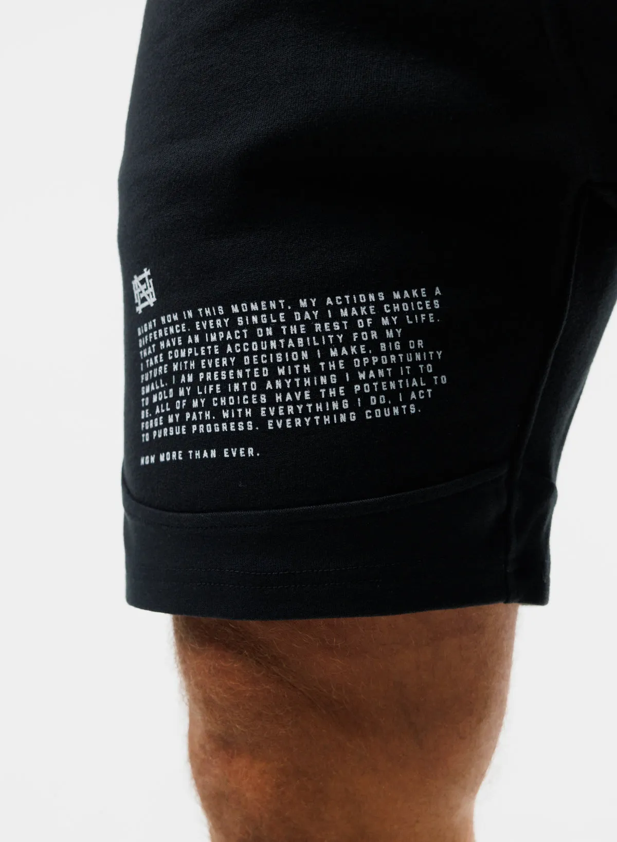 MORE THAN EVER SWEATSHORTS - BLACK