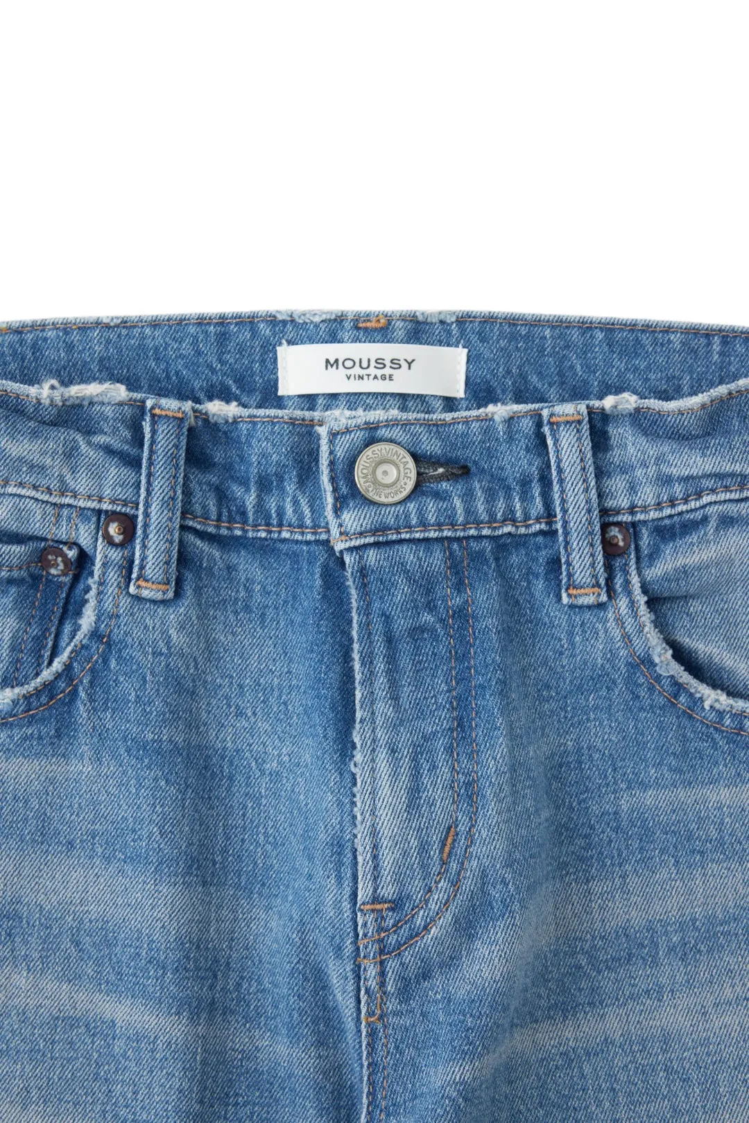 Moussy Denim Groveland Slim Straight in Blue