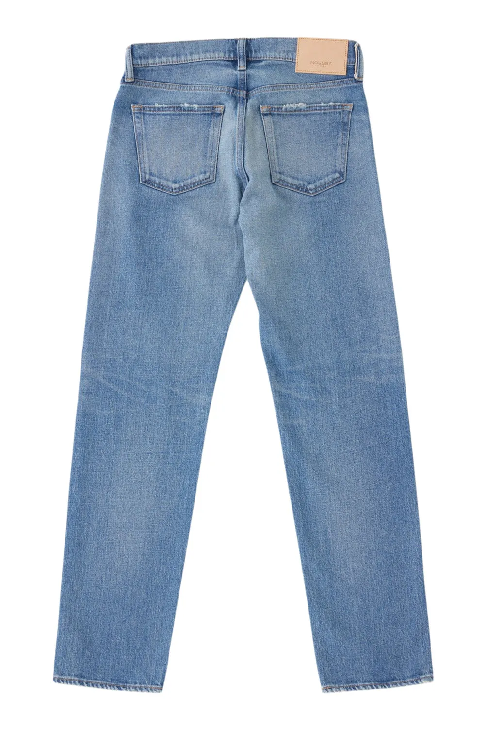 Moussy Denim Groveland Slim Straight in Blue