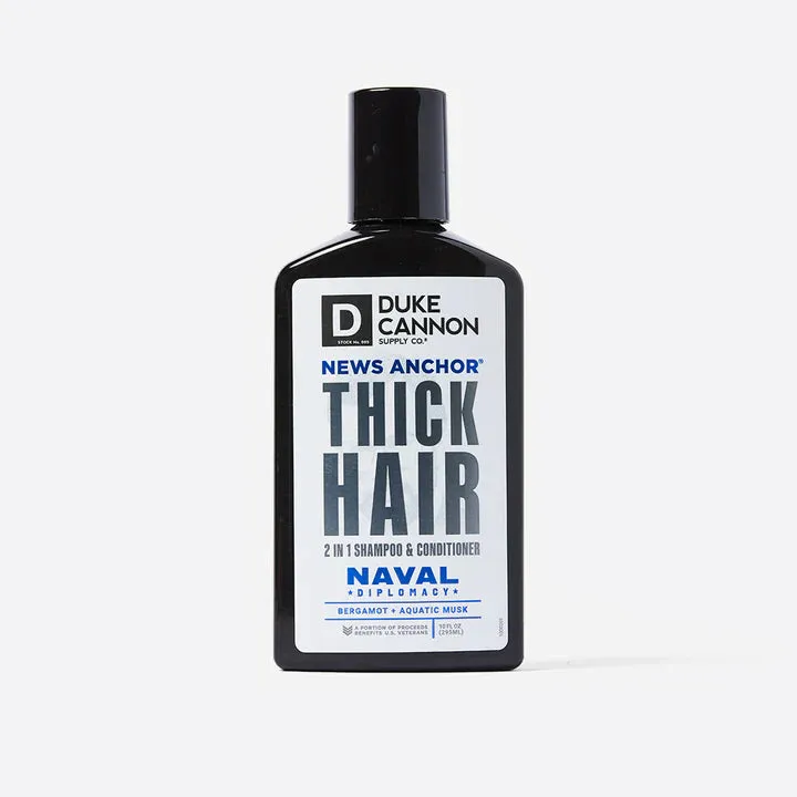 News Anchor 2-in-1 Hair Wash- Naval - Duke Cannon