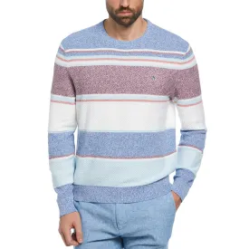 Novelty Stripe Crew Neck Sweater