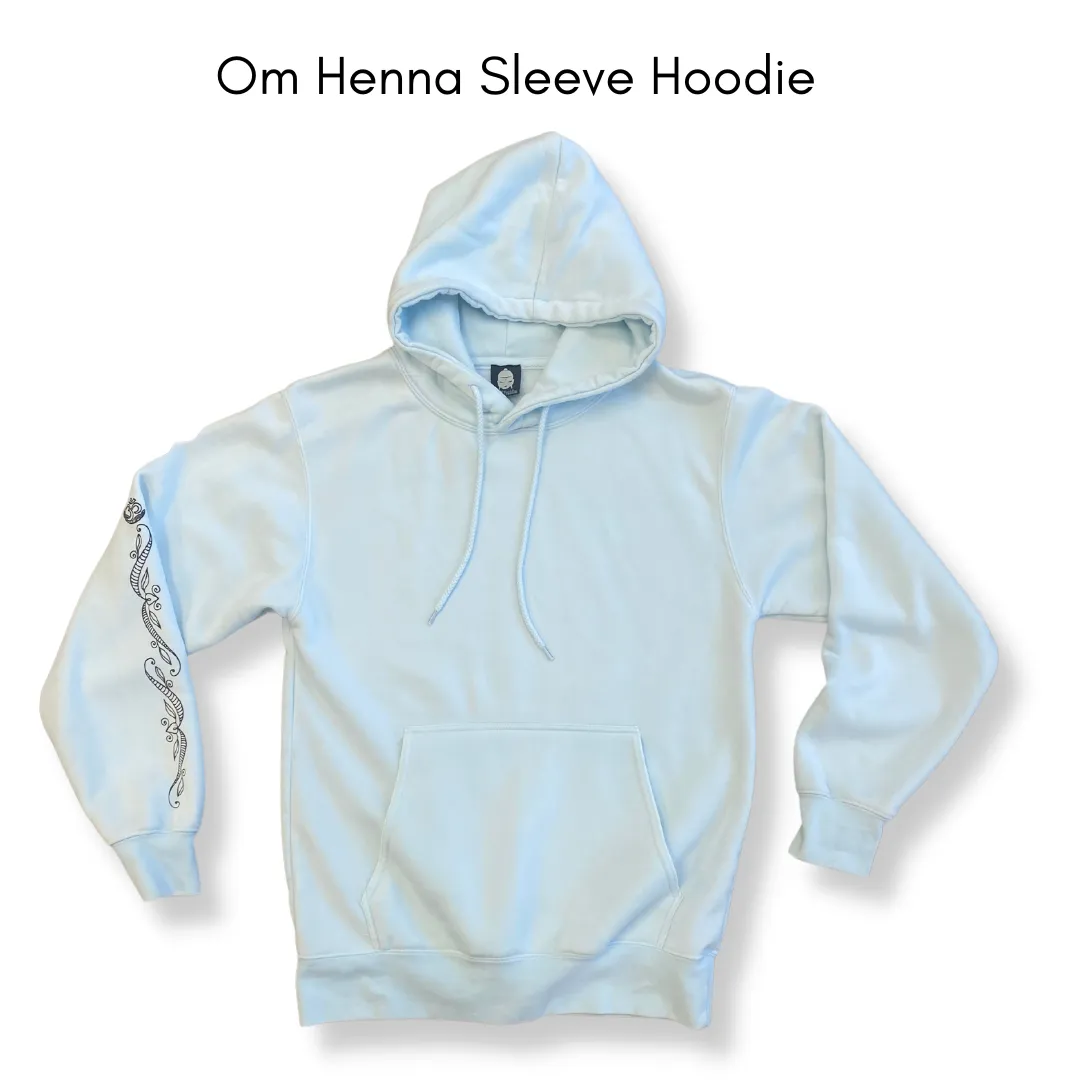 Om Henna Sleeve Hoodie