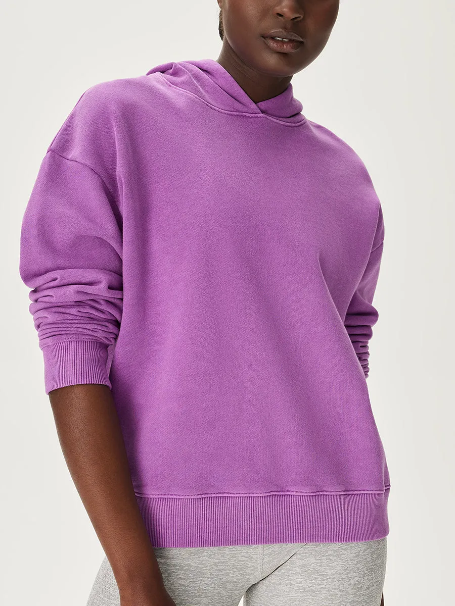 Organic Cotton Terry Shrunken Hoodie