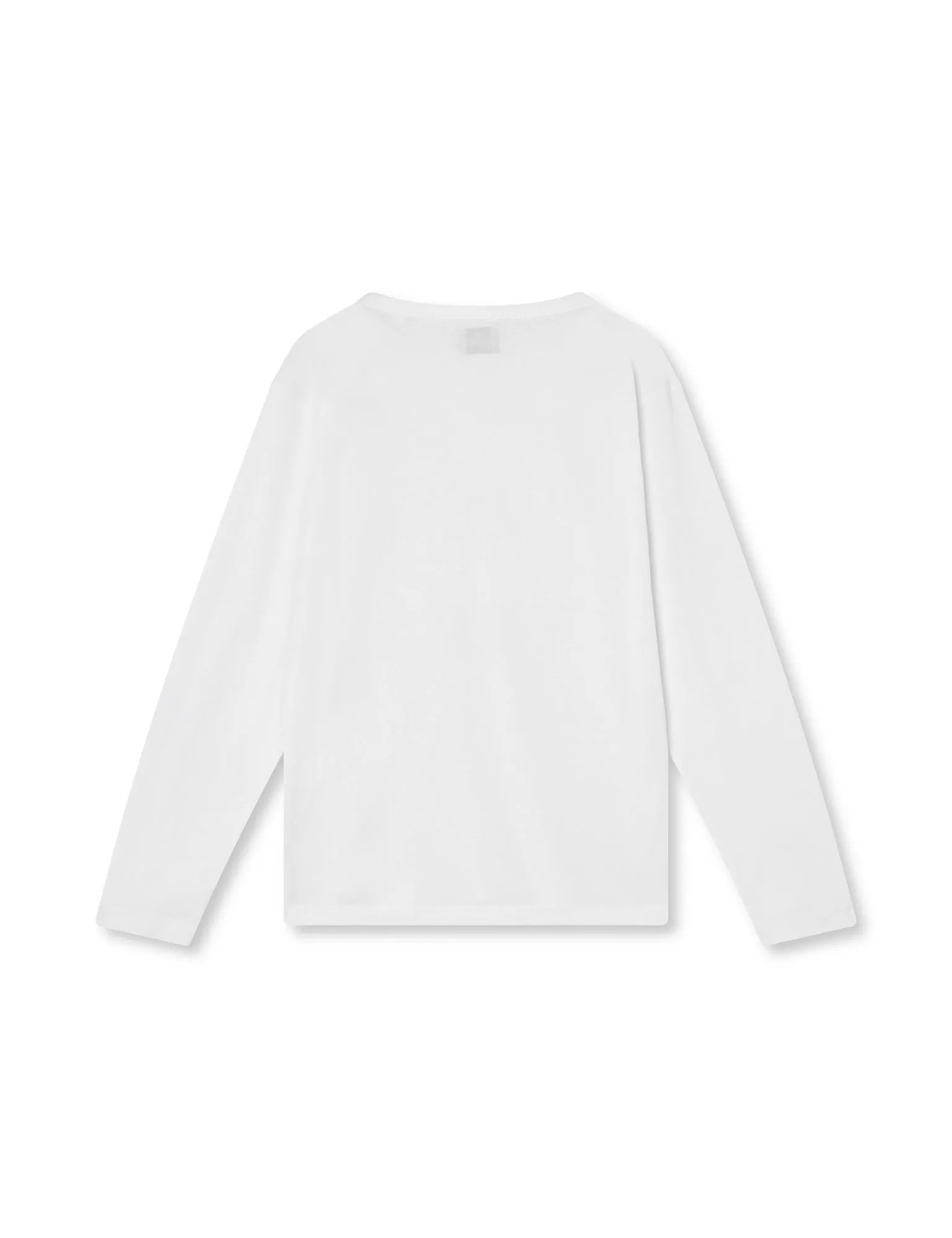 Organic  Thorlino L/S Tee FAV,  White