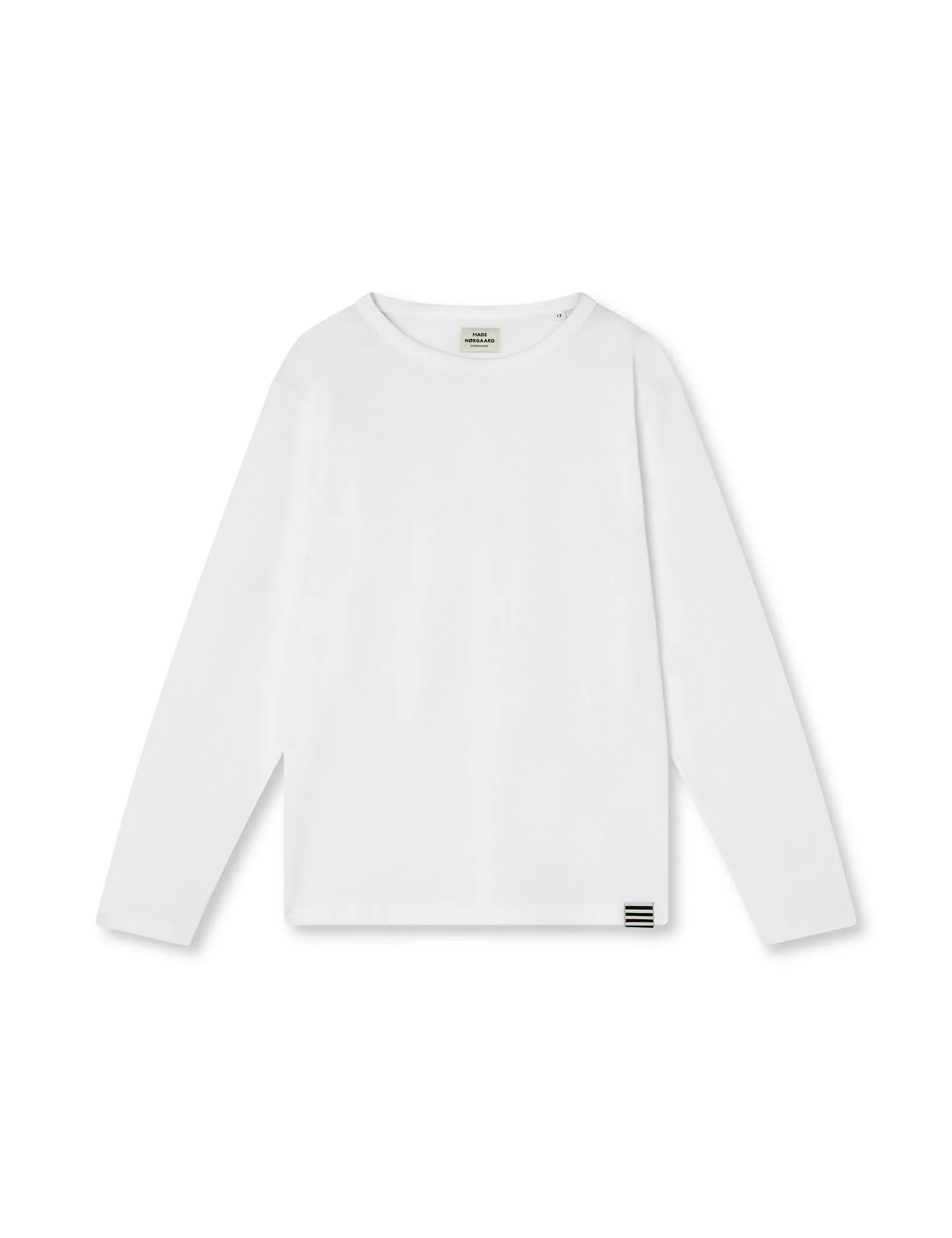 Organic  Thorlino L/S Tee FAV,  White