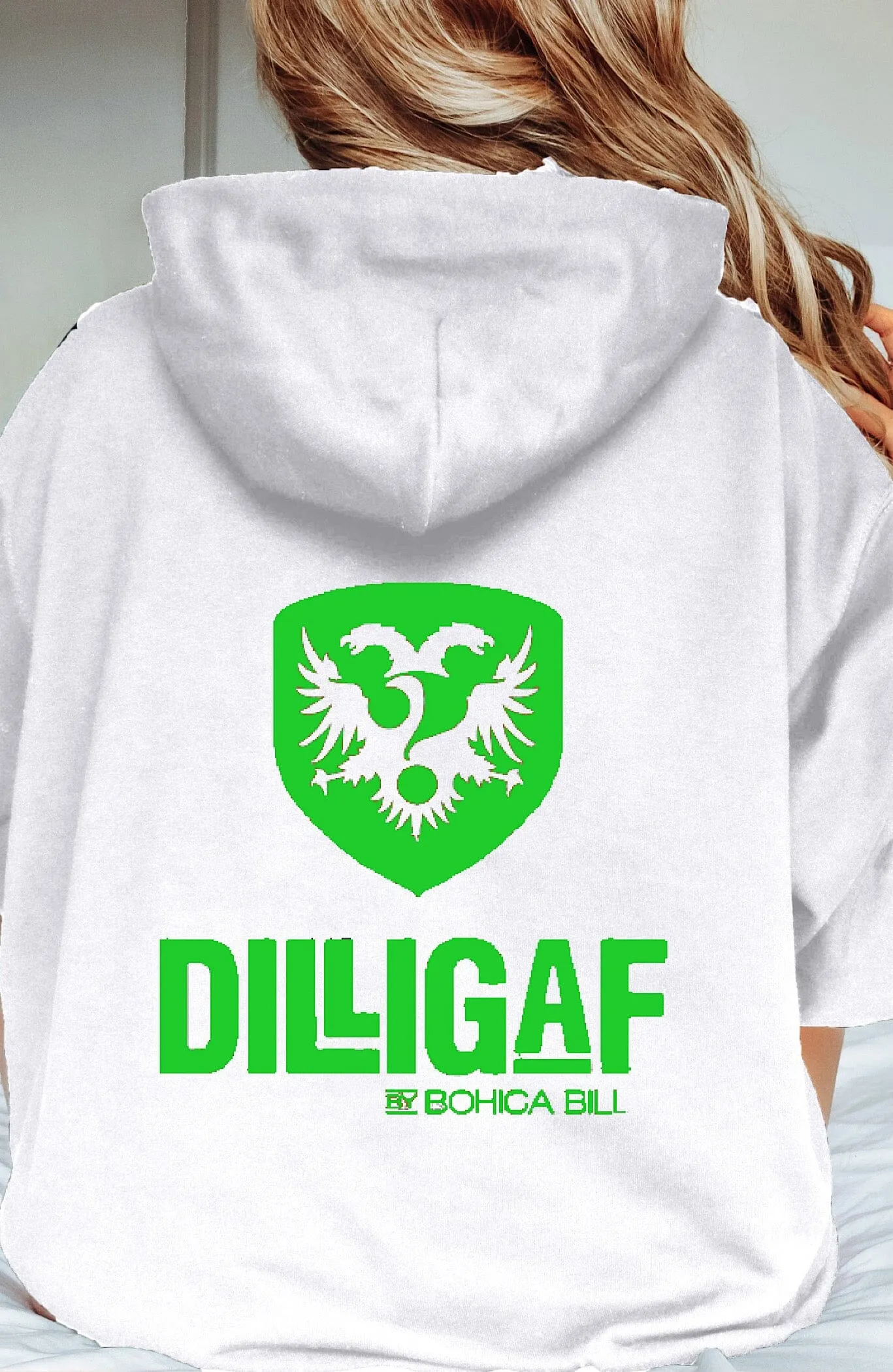 Our Dilligaf Classic Neon Pullover Hoody