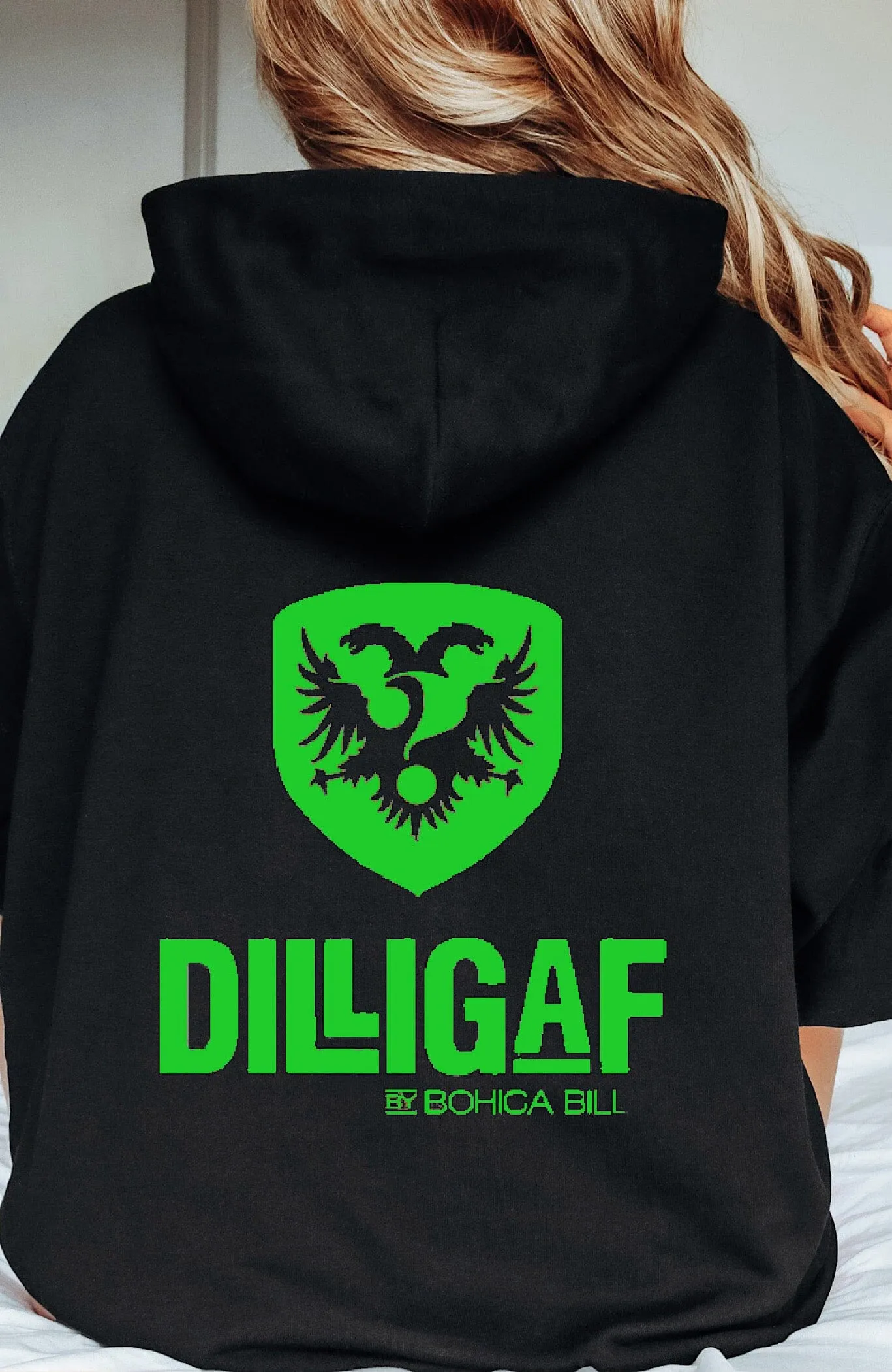 Our Dilligaf Classic Neon Pullover Hoody