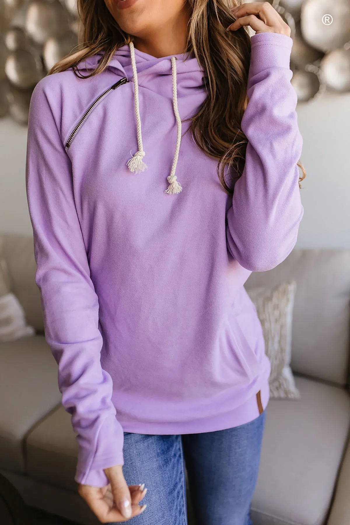 Performance Fleece DoubleHood™ Sweatshirt - Wisteria