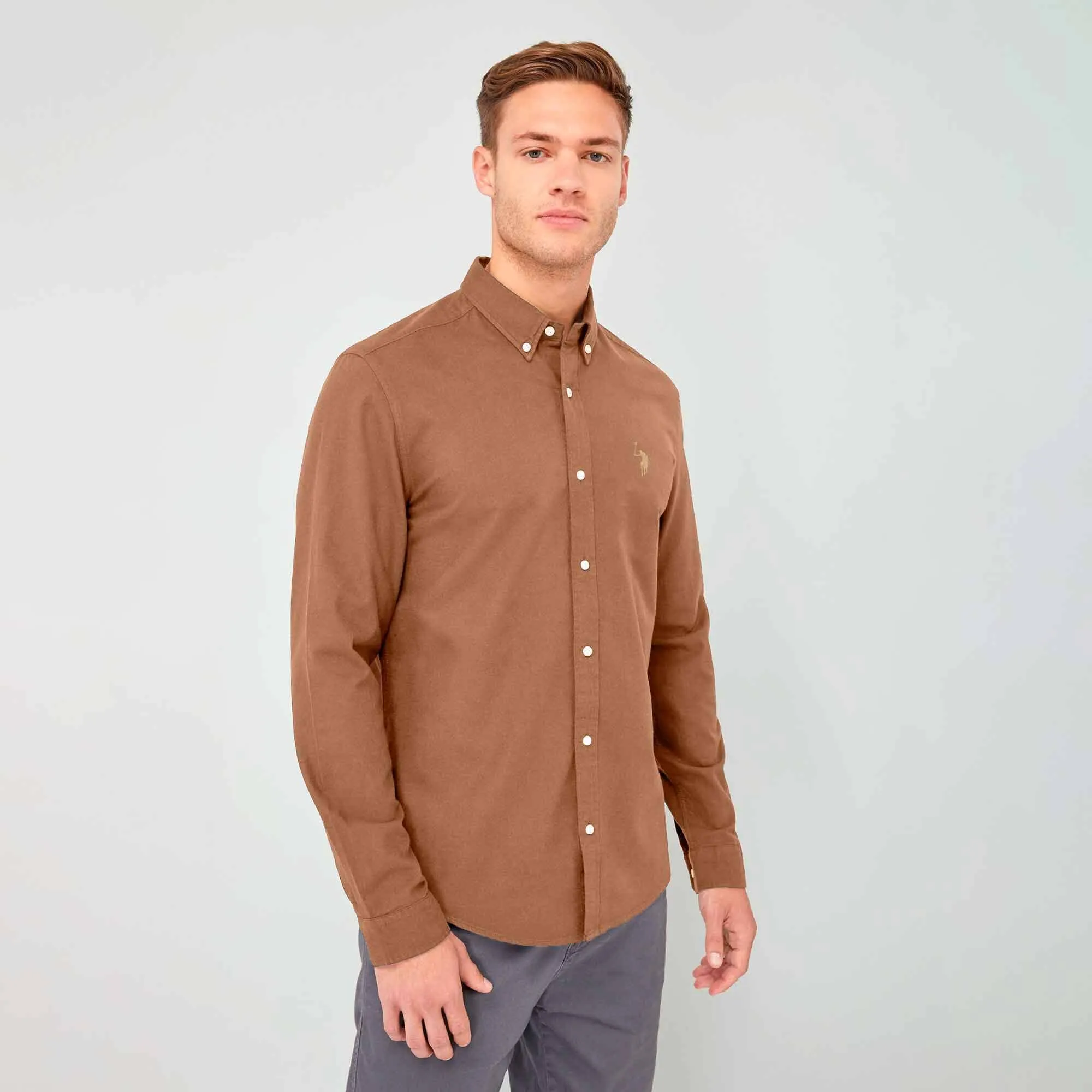 Polo Republica Men's Premium Pony Embroidered Plain Casual Shirt II