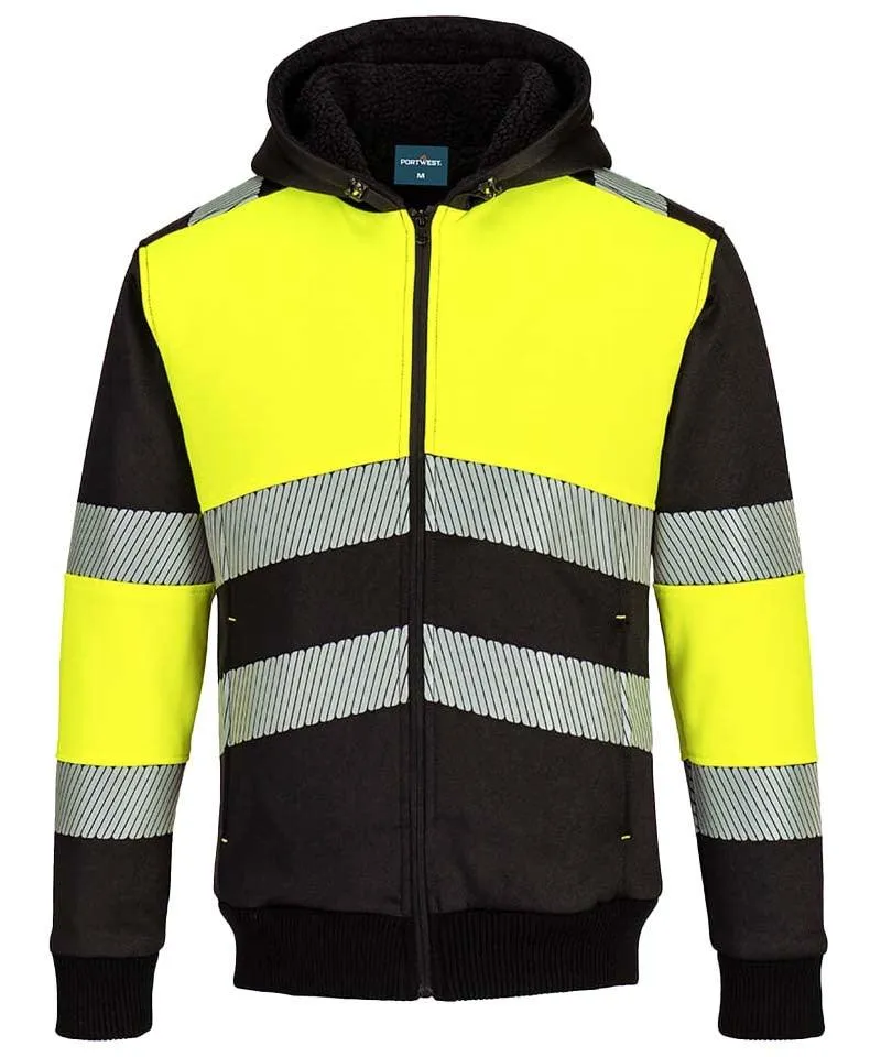 Portwest gevoerd teddy vest high-visibility PW377