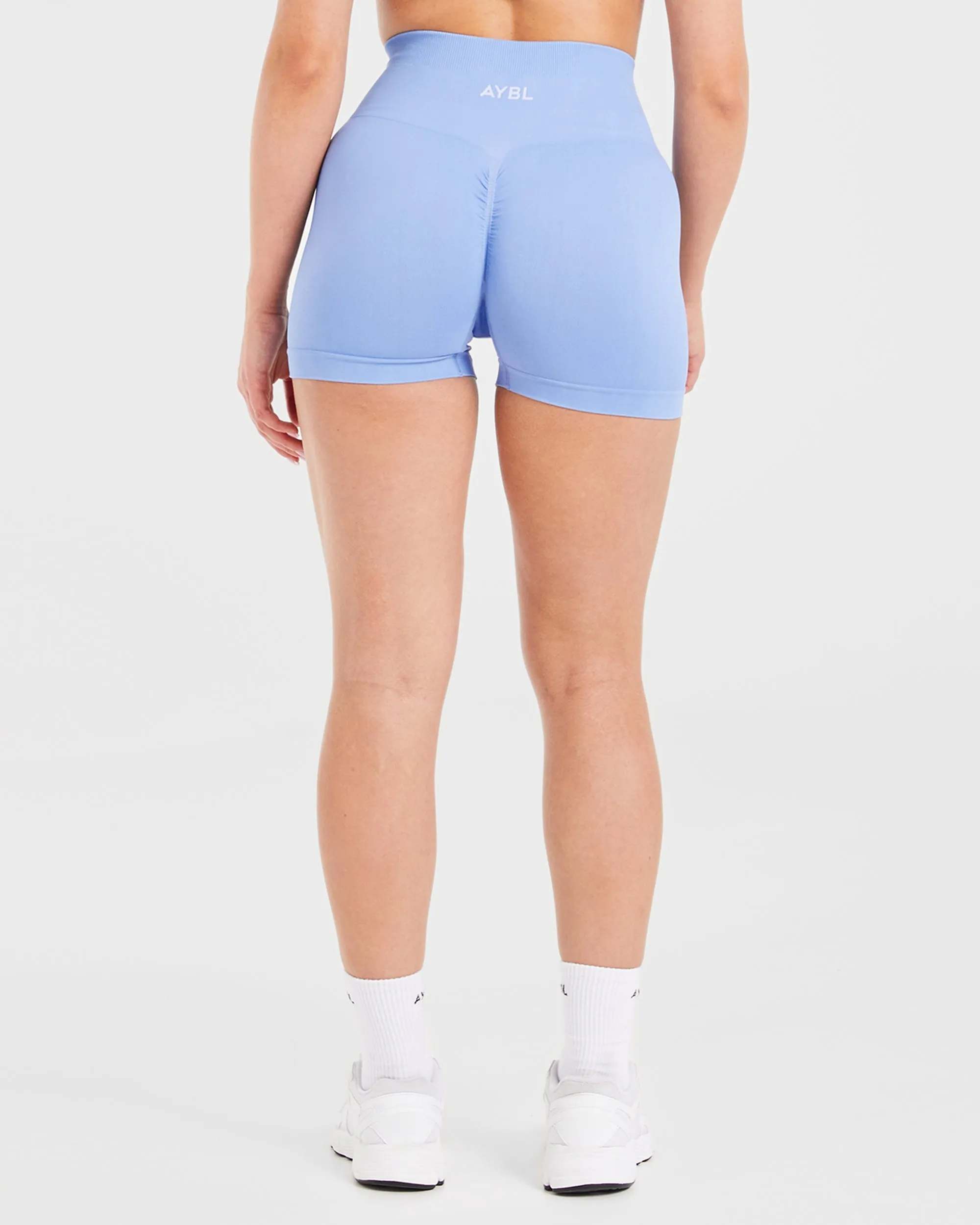 Power Seamless Shorts - Blue