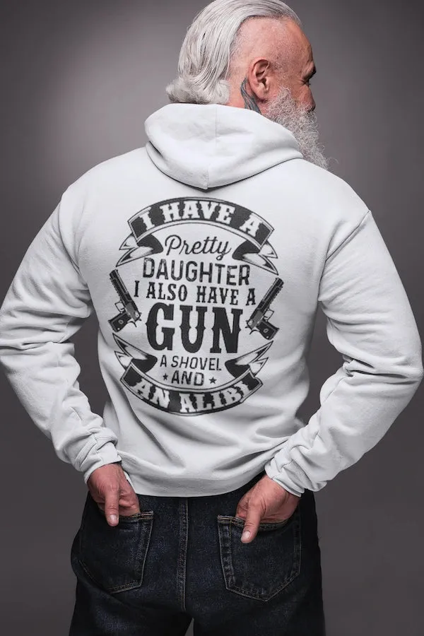 Premium Organic Hoodie Rückendruck/ Pretty Daughter