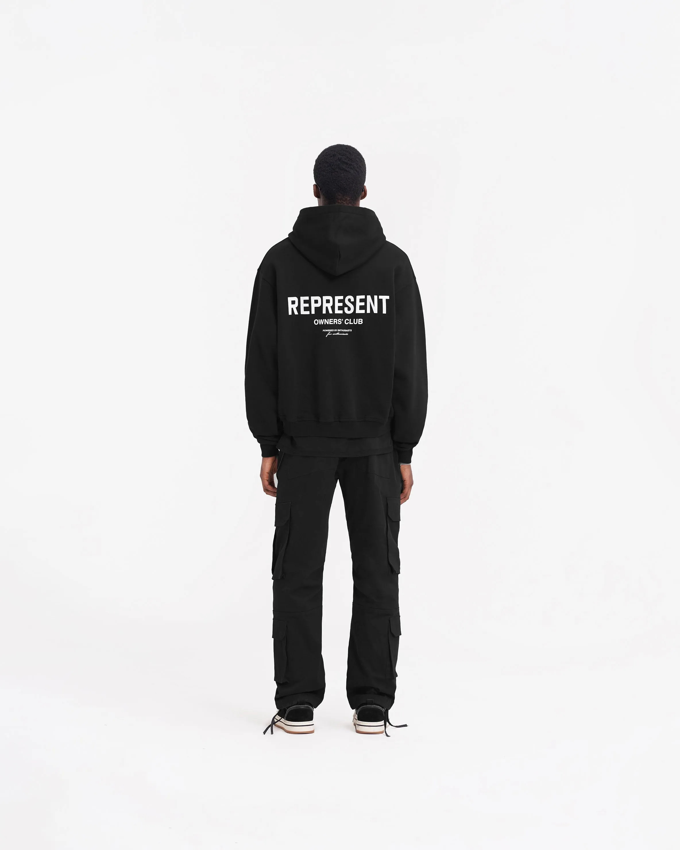 Represent Owners Club Zip Hoodie - Black