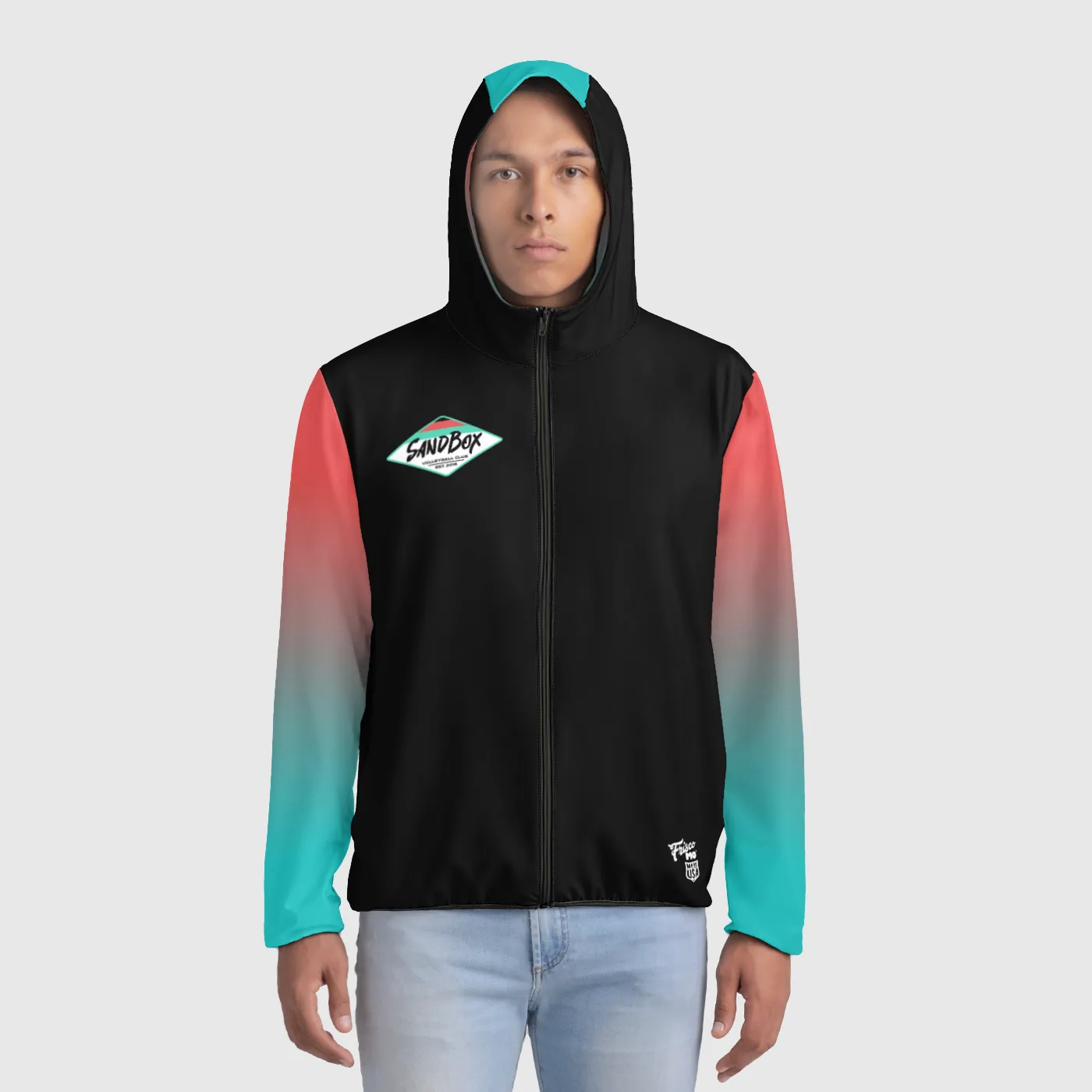 SandBox Ombre Tiki Windbreaker