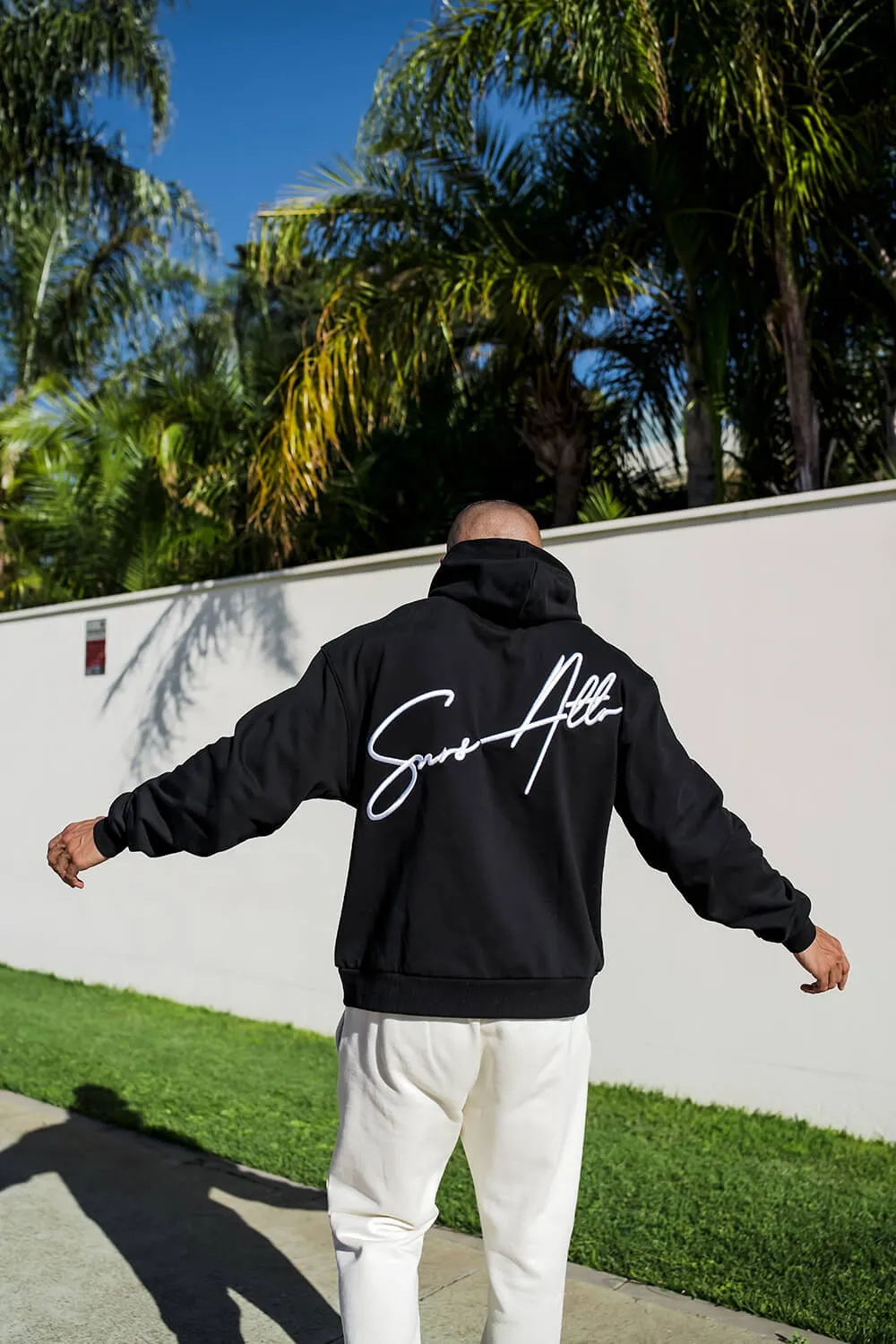 Script Core Hoodie - Black/White