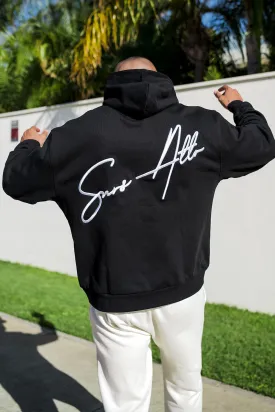 Script Core Hoodie - Black/White