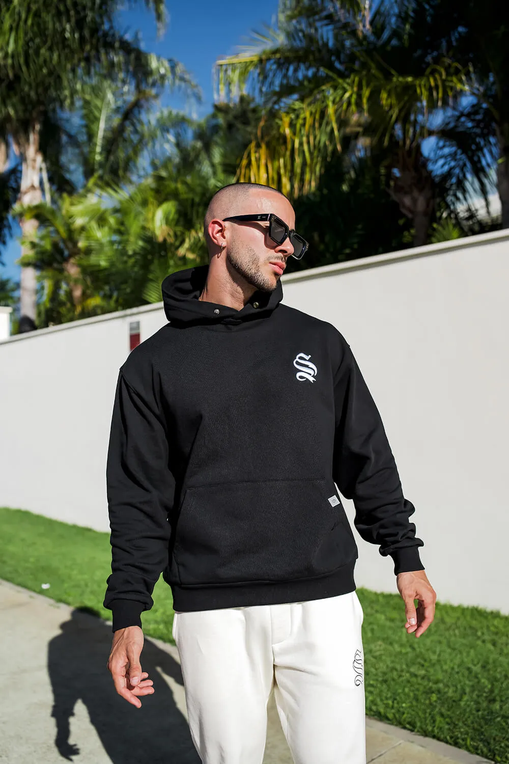 Script Core Hoodie - Black/White