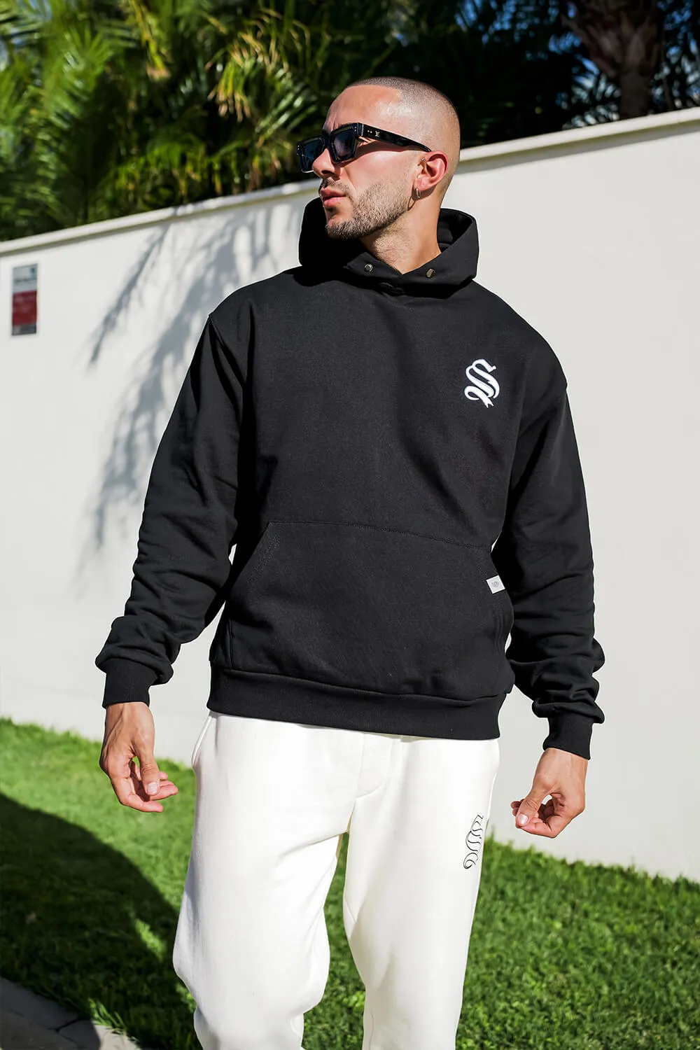 Script Core Hoodie - Black/White