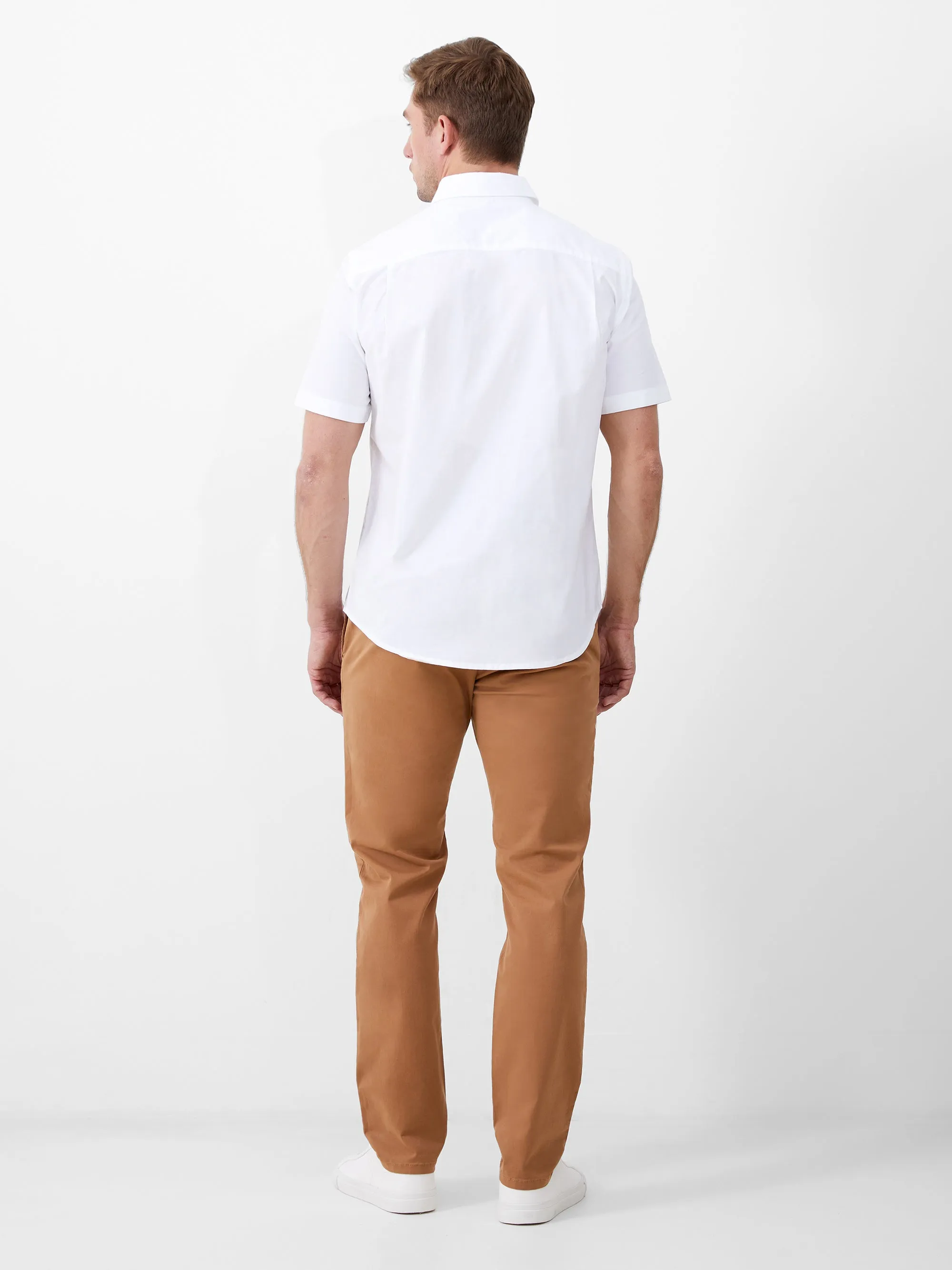 Short Sleeve Peached Shirt