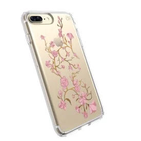 Speck - Presidio Clear Golden Blossoms for iPhone 8 Plus / 7 Plus