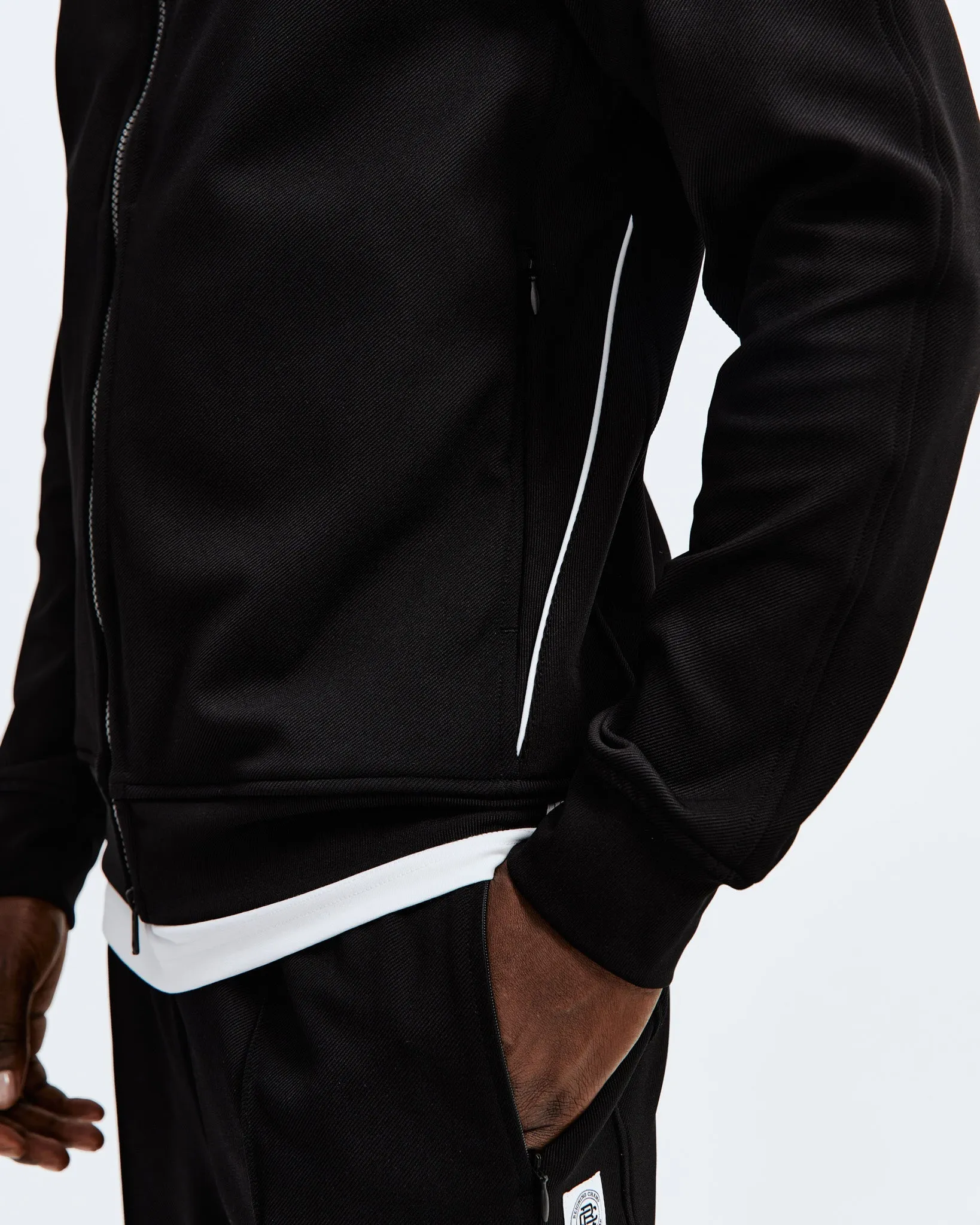 Stretch Twill Track Jacket