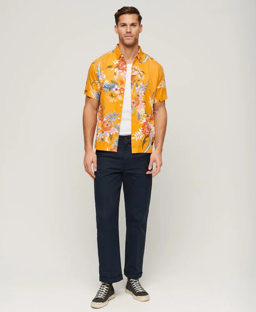 Superdry Anemone Hawaiian Shirt (Yellow)