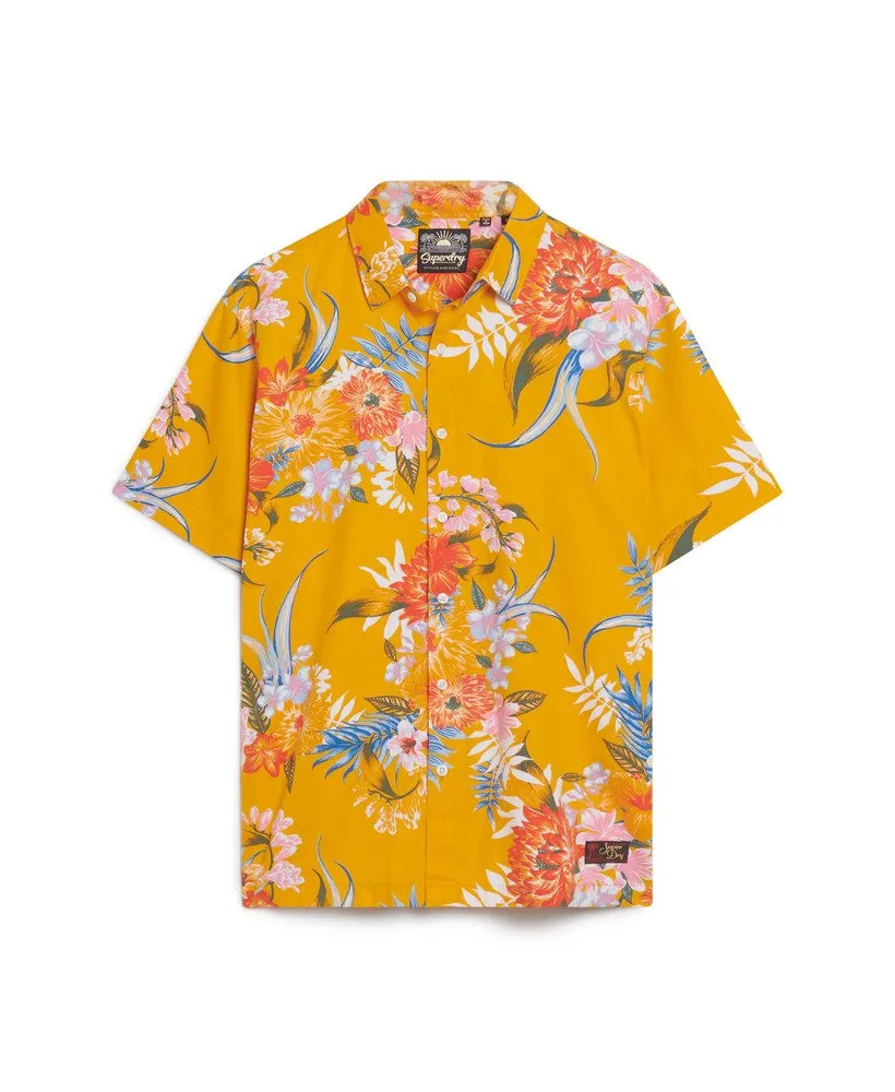 Superdry Anemone Hawaiian Shirt (Yellow)