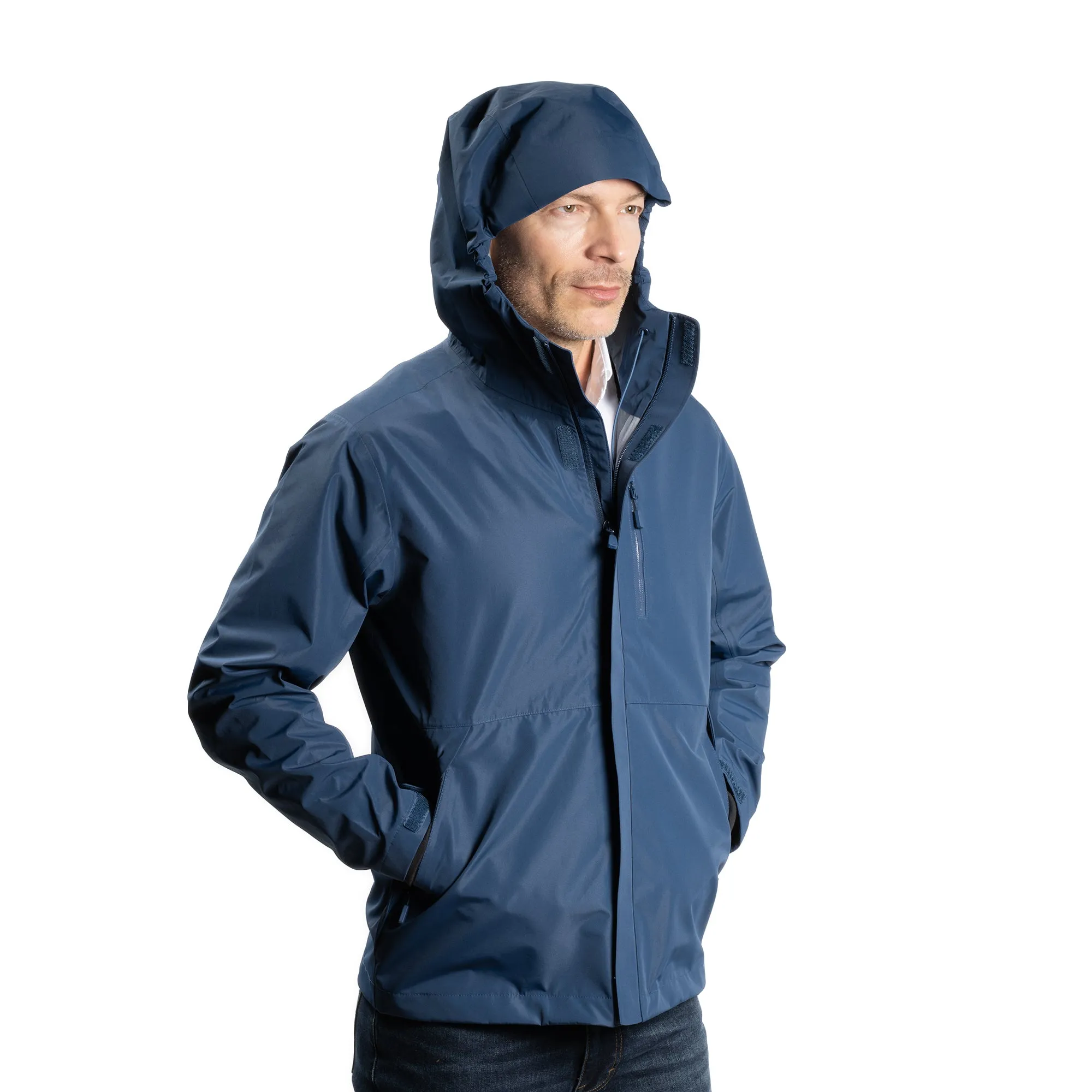 Tech Rain Jacket - Navy