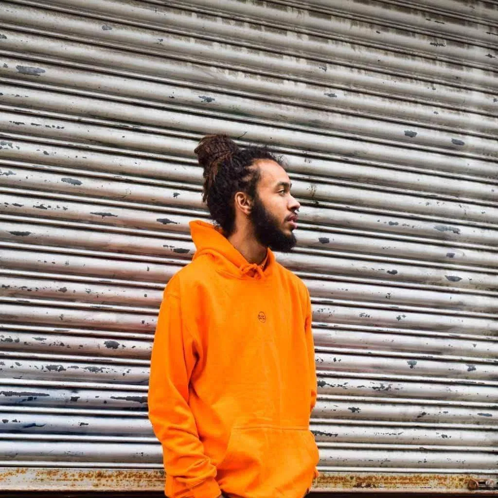 The Classics Hoodie - Embroidered Logo - Alarm Orange