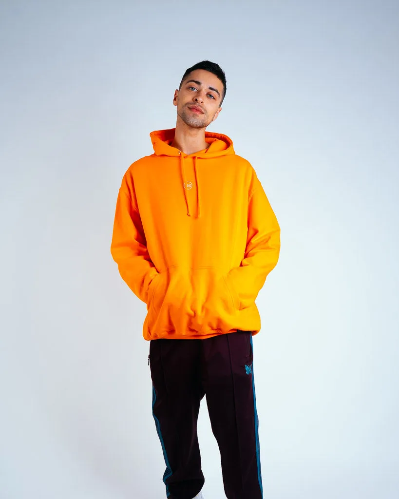 The Classics Hoodie - Embroidered Logo - Alarm Orange