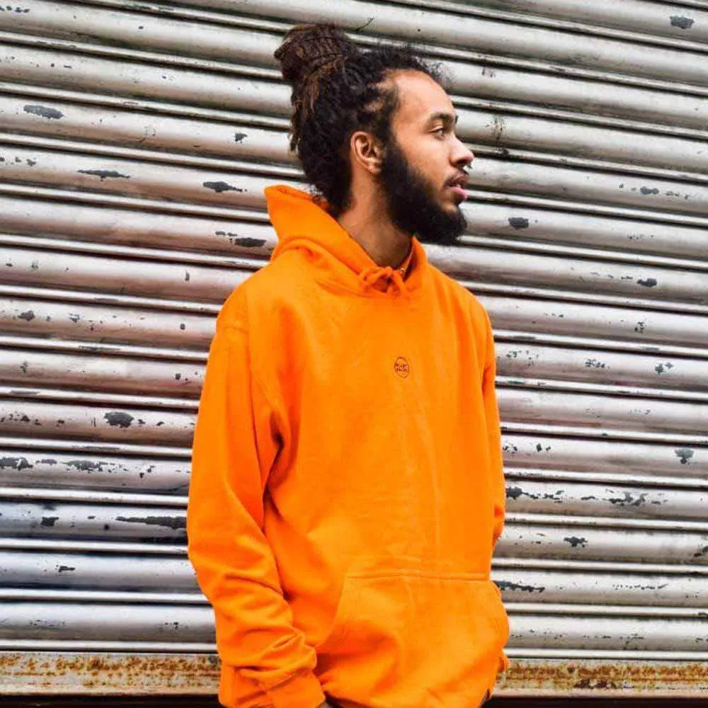 The Classics Hoodie - Embroidered Logo - Alarm Orange