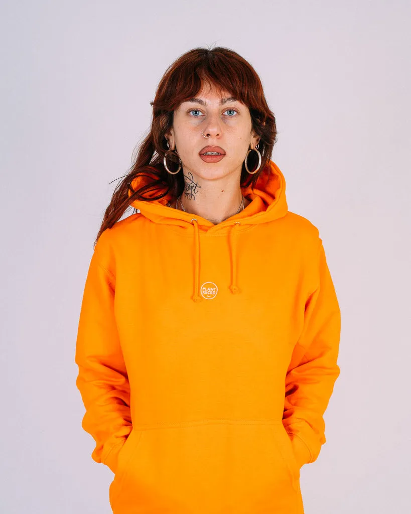 The Classics Hoodie - Embroidered Logo - Alarm Orange