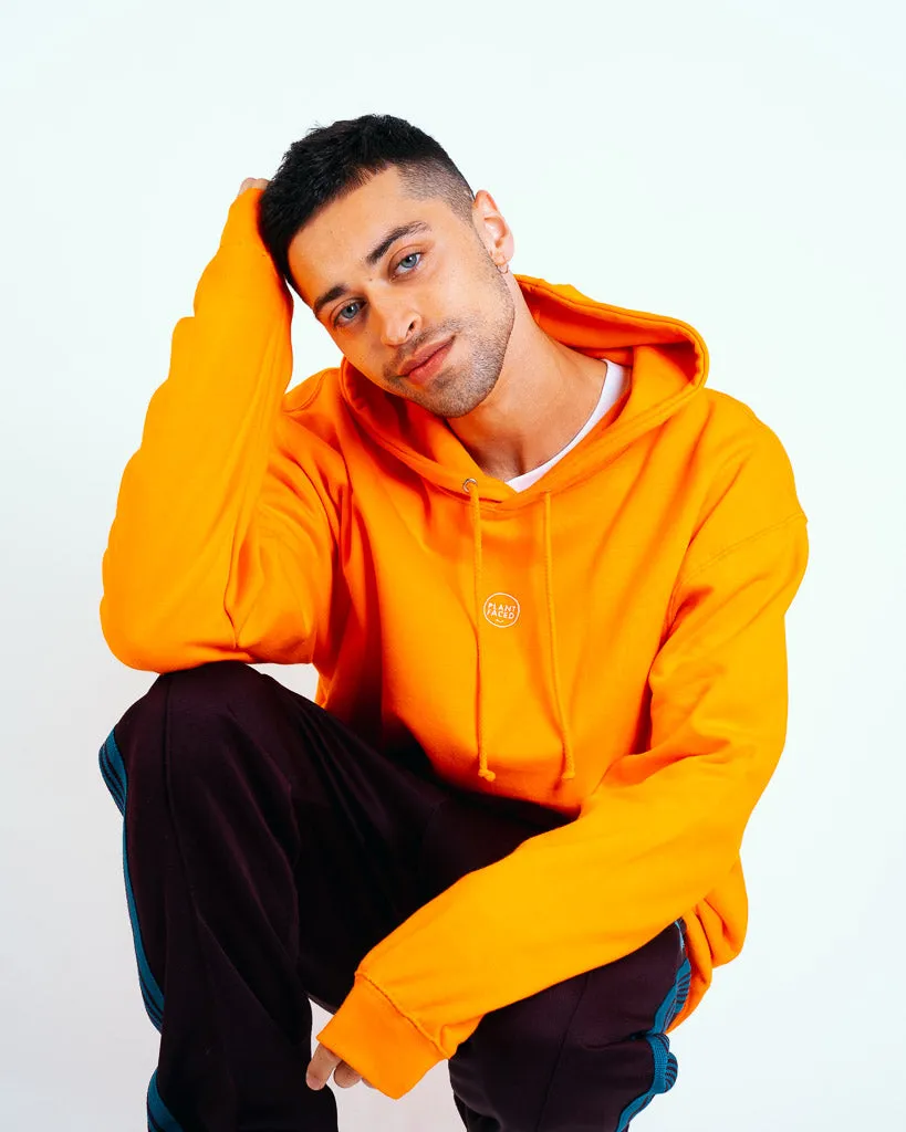 The Classics Hoodie - Embroidered Logo - Alarm Orange