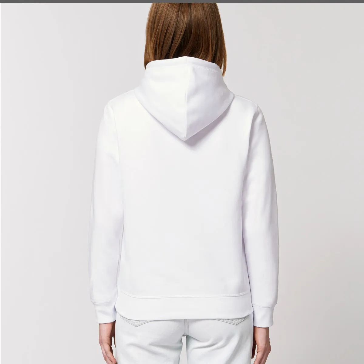 The Classics Hoodie - Embroidered Logo - Frost White - ORGANIC X RECYCLED