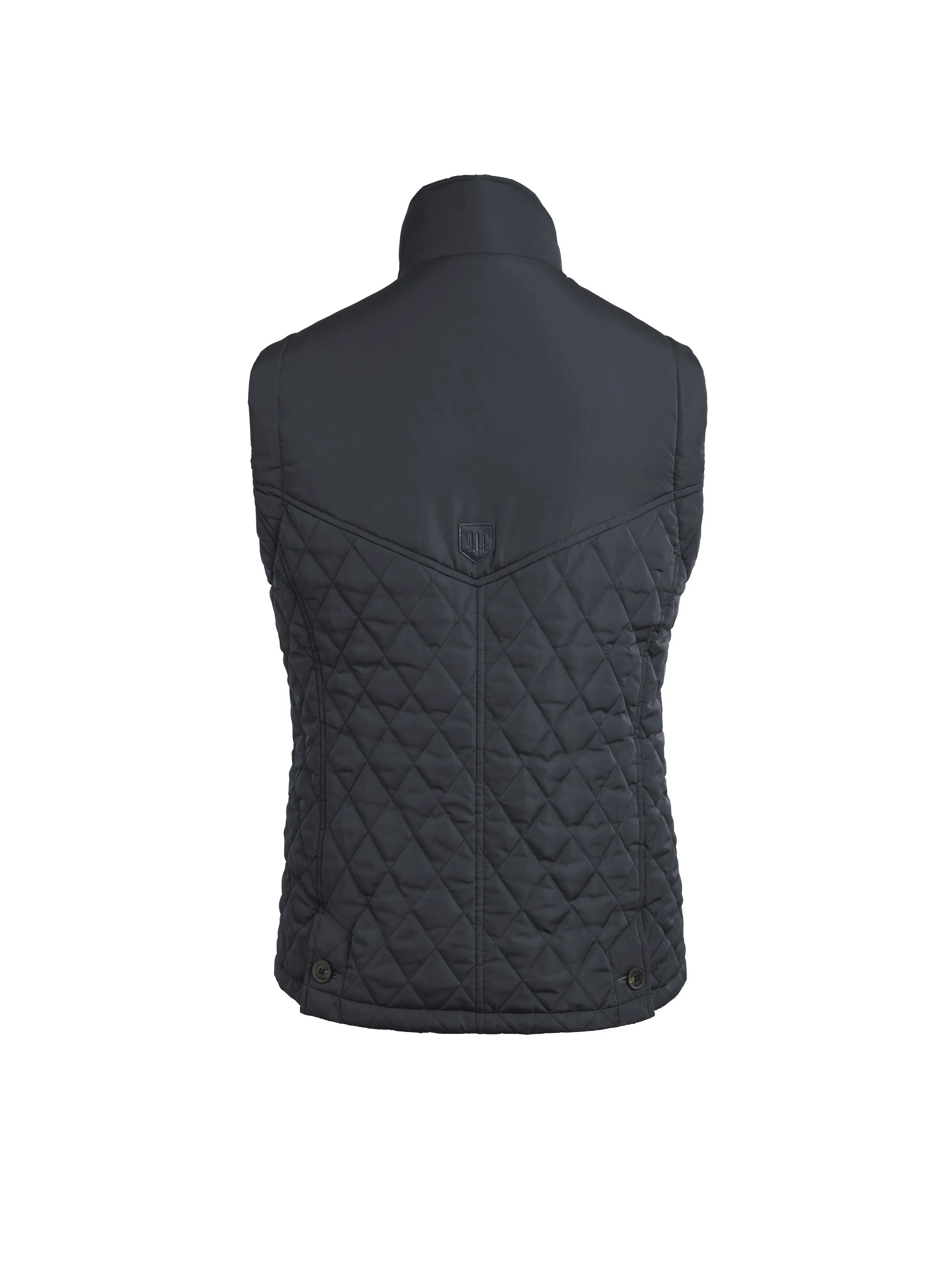 The George Quilted Gilet (Vest) - Navy