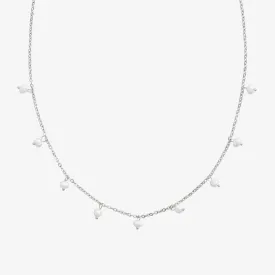 THIN PEARL NECKLACE Silver