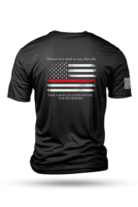 Thin Red Line - Moisture Wicking T-Shirt