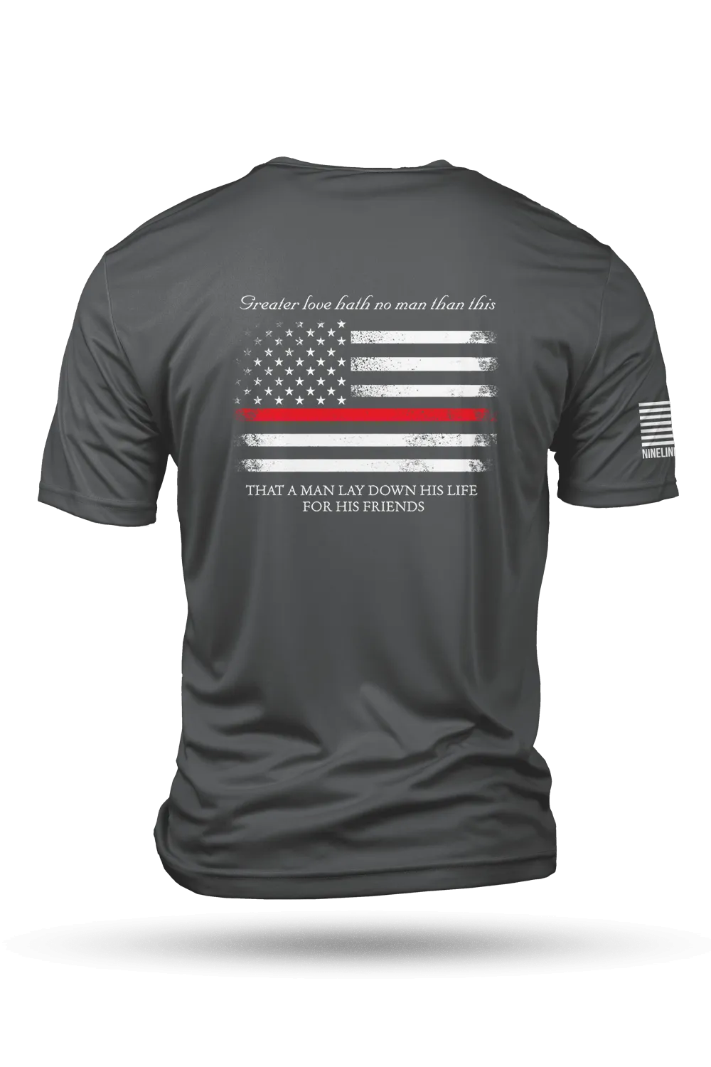 Thin Red Line - Moisture Wicking T-Shirt