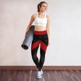 Thin Red Line Stealth Yoga Leggings