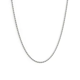 Thin Romance Necklace - Silver