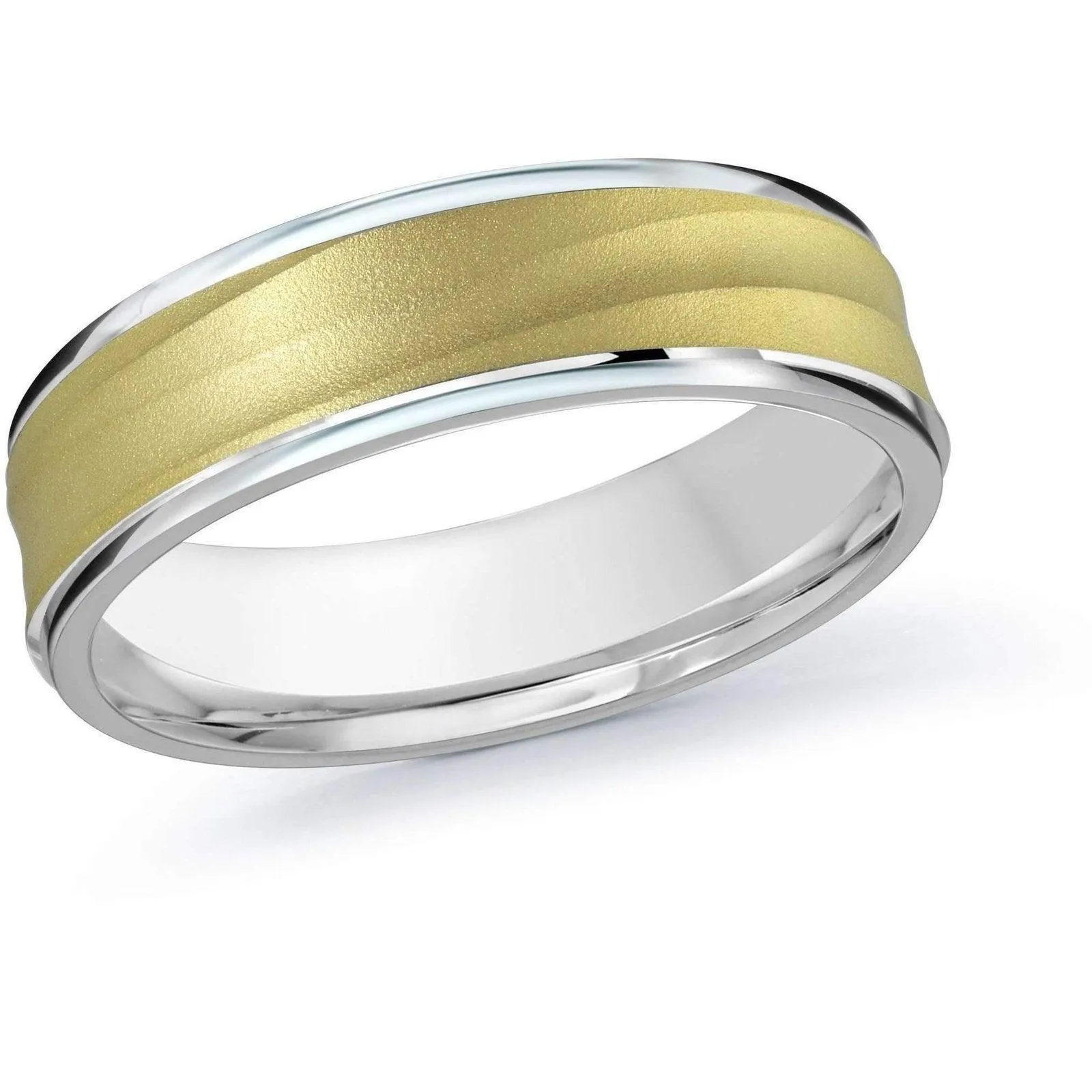 Two-Tone Gold Wedding Band