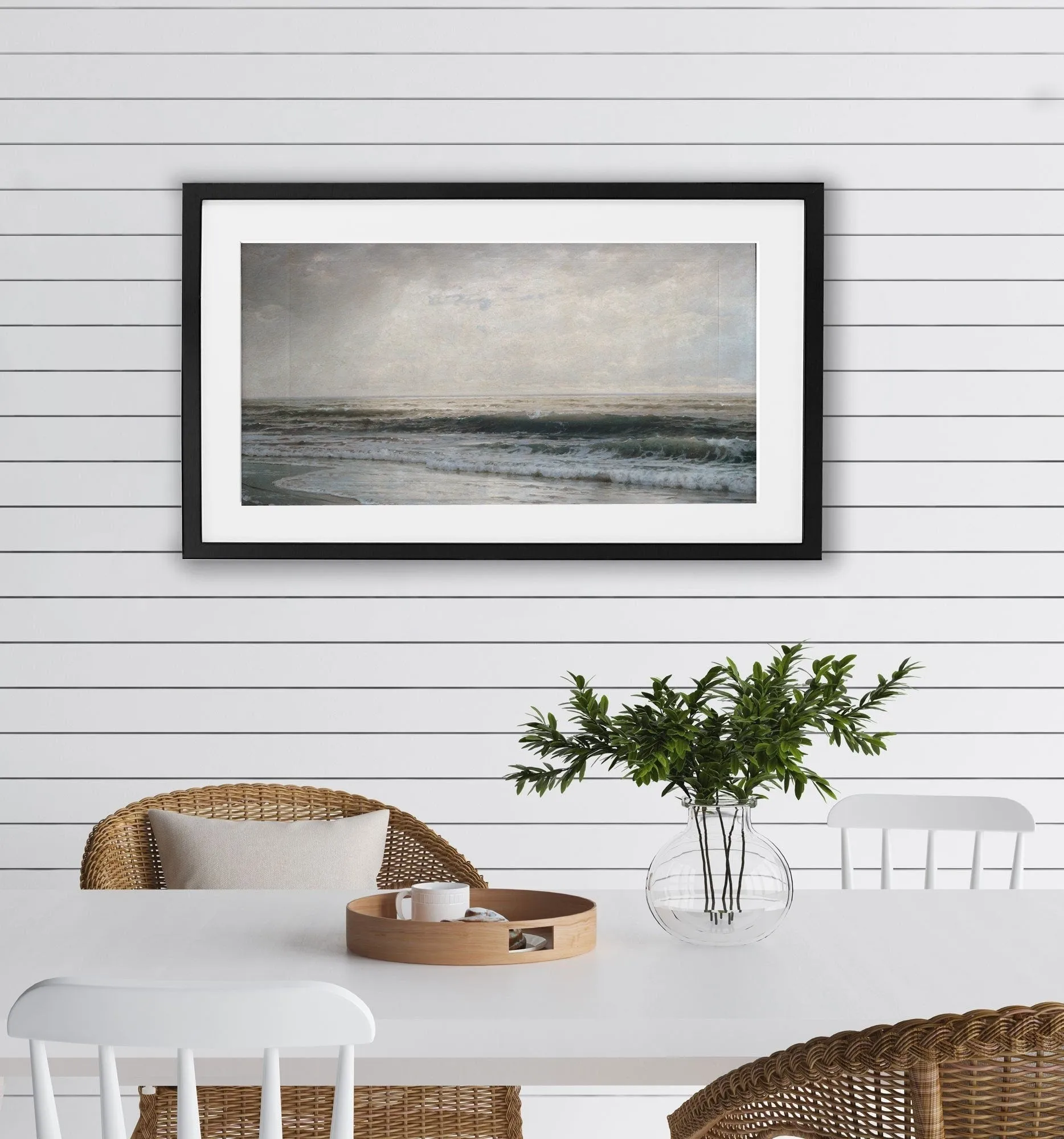 Vintage Ocean Wave Print