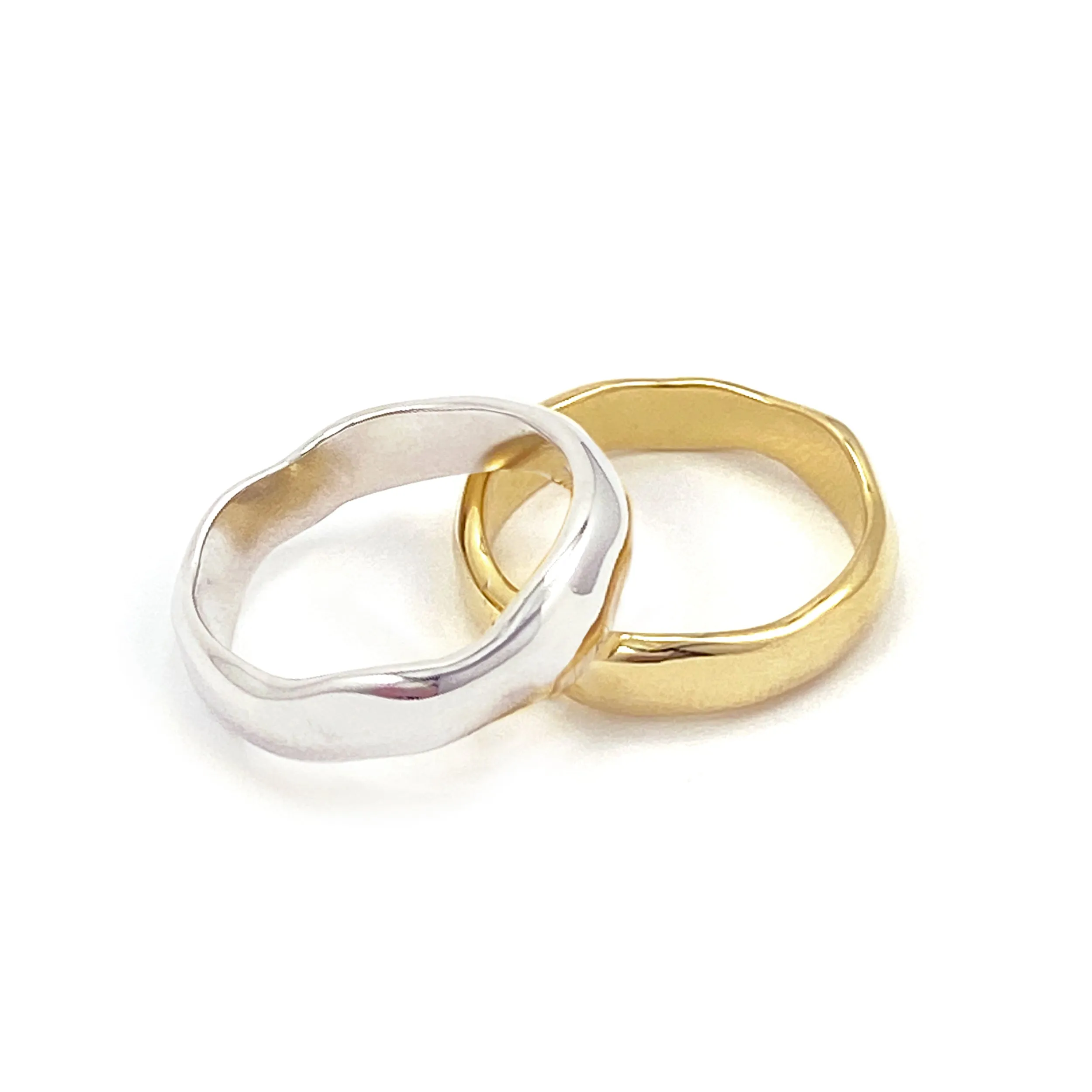 Wavi Ring - Thin - Gold